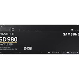 Samsung 980 500GB Up to 3,500 MB/s PCIe 3.0 NVMe M.2 (2280) Internal Solid State Drive (SSD) (MZ-V8V500)