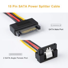 Female Power Splitter SATA Power Cable
